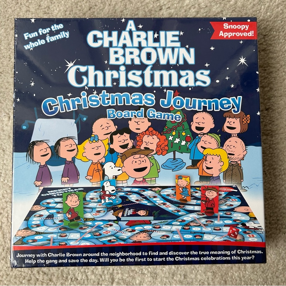 Charlie Brown Christmas Board Game - NEW